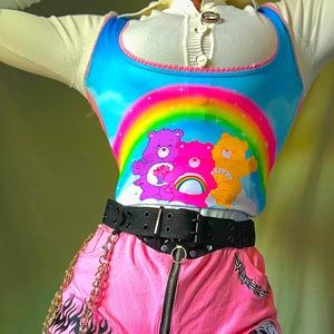Dolls kill Care Bears Corset Top